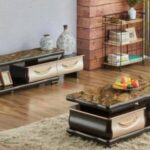 Contemporary TV Console with Mount and Cabinets Uganda