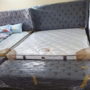 black study bed frame