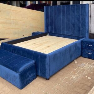 black study bed storage
