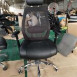 breathable computer chair with lumbar support
