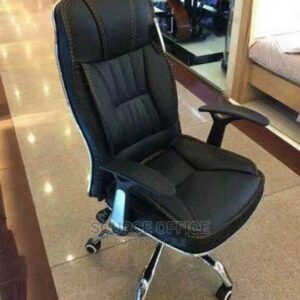 burgundy executive leather office chair