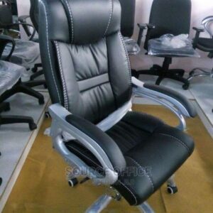 comfortable reception leather chair