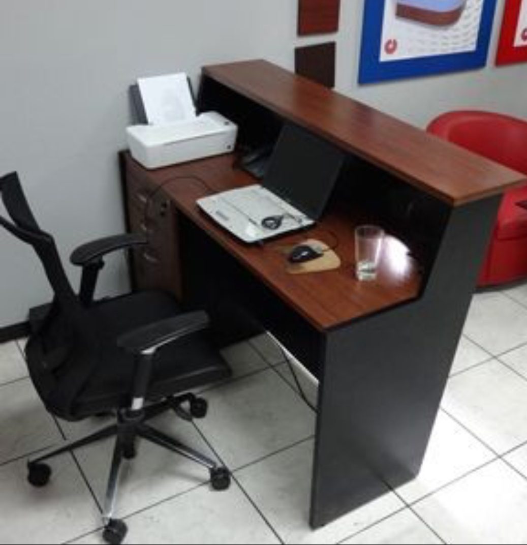 compact-front-office-reception-table High-End Office Reception Counter Desk Executive Style Uganda - Image 1