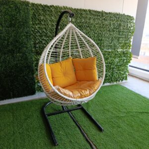 cozy outdoor relaxation swing chair