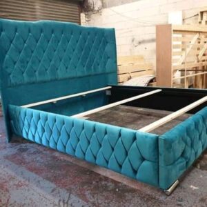 cream study bed unit