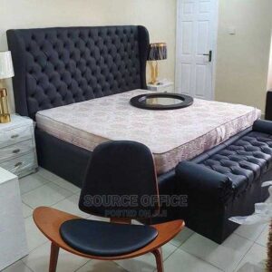 deep button study bed