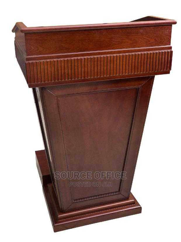 elegant-business-reception-counter Long Lasting Reception Desk with Premium Wooden Structure Uganda - Image 1
