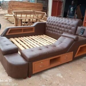 emerald green storage bed