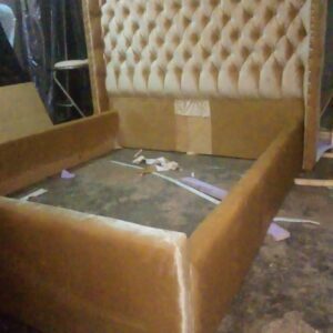 emerald green study bed frame