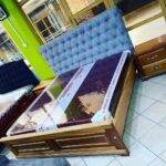 emerald green workspace study bed