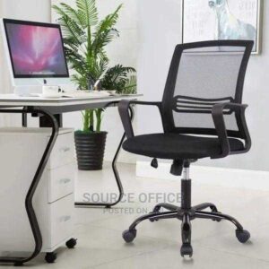 ergonomic chair with smooth caster wheels
