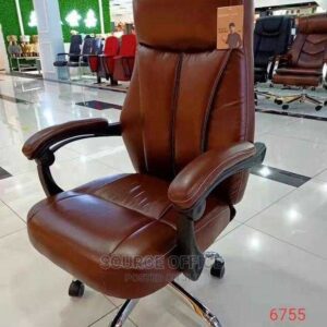 ergonomic chair with soft armrests
