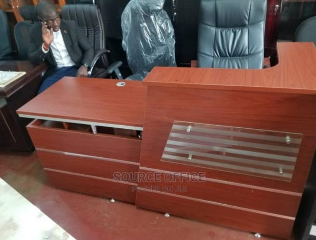 executive-office-reception-furniture-kampala Modern Reception Desk Uganda 1.8m Office Furniture Kampala Stylish Hotel Salon Clinic Reception Desk - Image 1