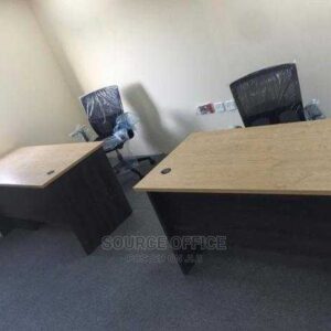 facing office desk for two people