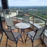 four seater rattan outdoor dining set