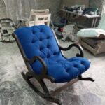 Contemporary Upholstered Accent Glider Chair for Comfortable Home Seating