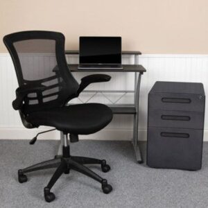imported office chair with rolling wheels