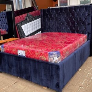 king fabric desk bed
