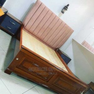 linen study bed with desk