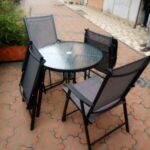 luxury balcony egg chair with padding
