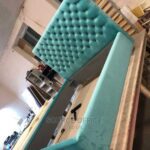 luxury king tufted bed