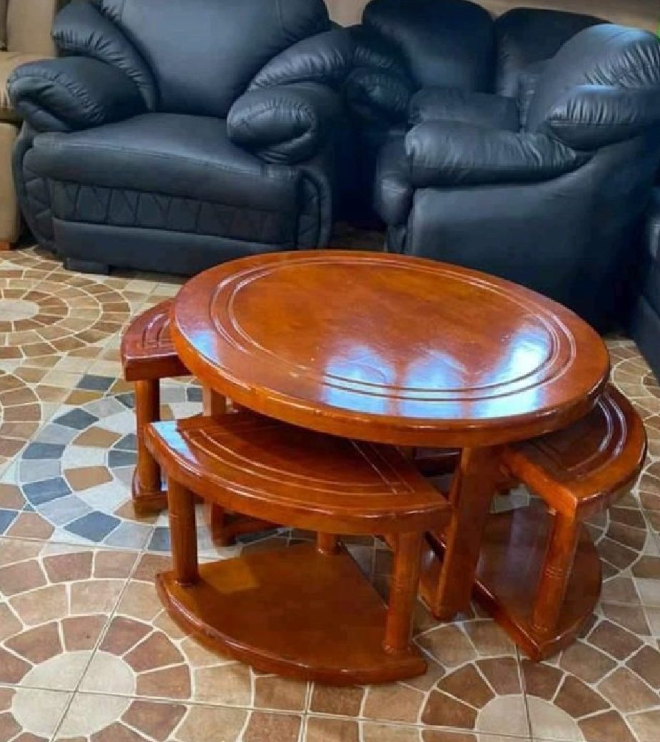 luxury-oak-airbnb-table-uganda Luxury Oak Coffee Table for Airbnb Living Rooms Kampala - Image 1