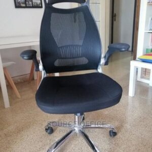 modern corporate mesh chair