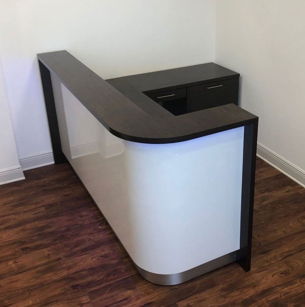 modern-office-reception-unit Reception Desk for Offices Salons Clinics Uganda Kampala - Image 1