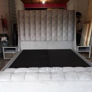 navy blue velvet study bed
