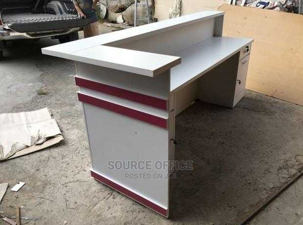 office-front-desk-with-multiple-drawers Top Quality Reception Counter Desk for Business Front Office Uganda - Image 1
