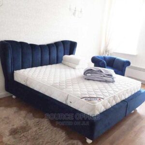 plush tufted headboard bed
