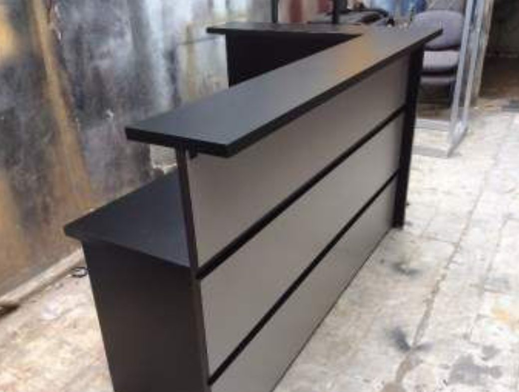 premium-commercial-front-desk Durable Office Front Desk Built for Daily Use Uganda - Image 1