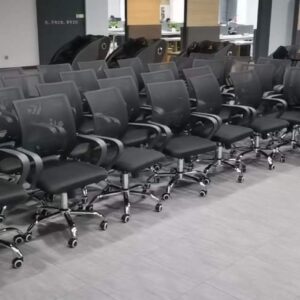 premium grey mesh computer chair
