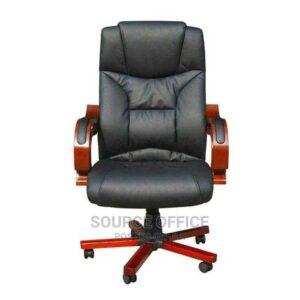 premium ivory swivel office chair