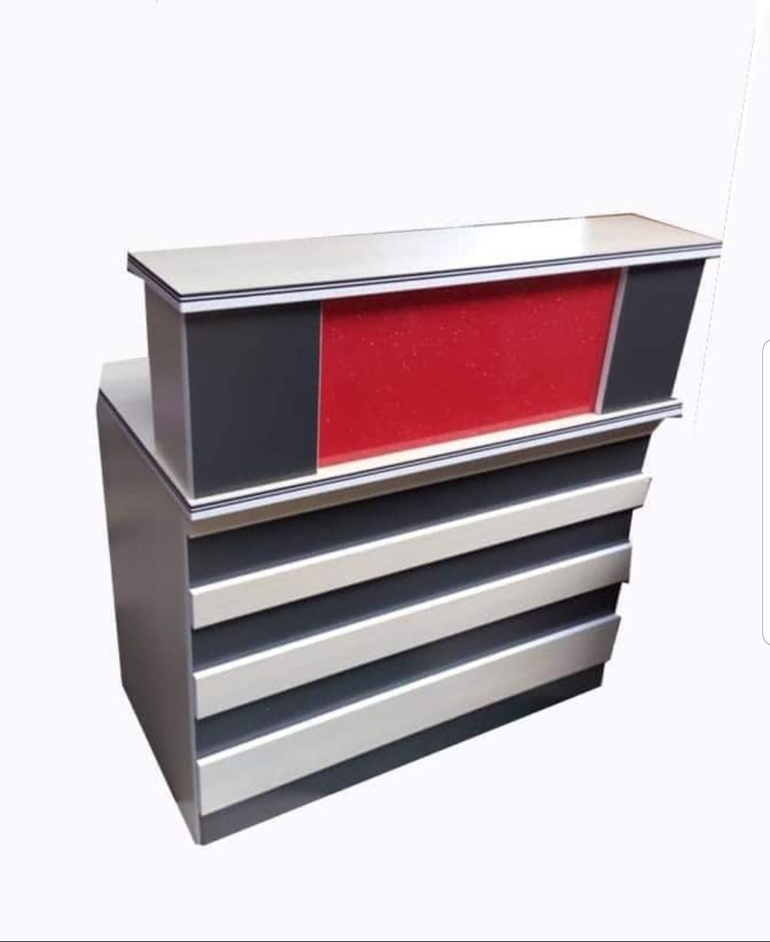 professional-front-desk-for-clinics Modern Reception Counter Desk for Corporate Workspaces Kampala - Image 1