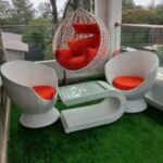small space outdoor bistro set