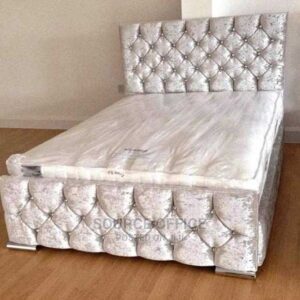 study bed with bookshelves
