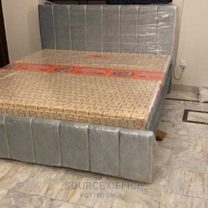 study bed with cabinet