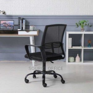 stylish breathable office chair black