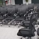 stylish office chair with lumbar support