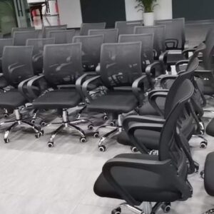 stylish office chair with lumbar support