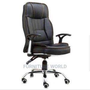 swivel rocking leather chair