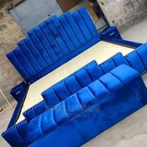 velvet bed study area