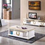 Elegant Media Stand with Glass Top Kampala