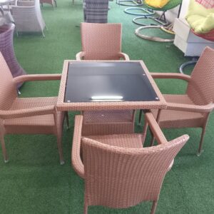 weatherproof rattan patio furniture set