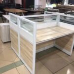 workstation with locking drawers