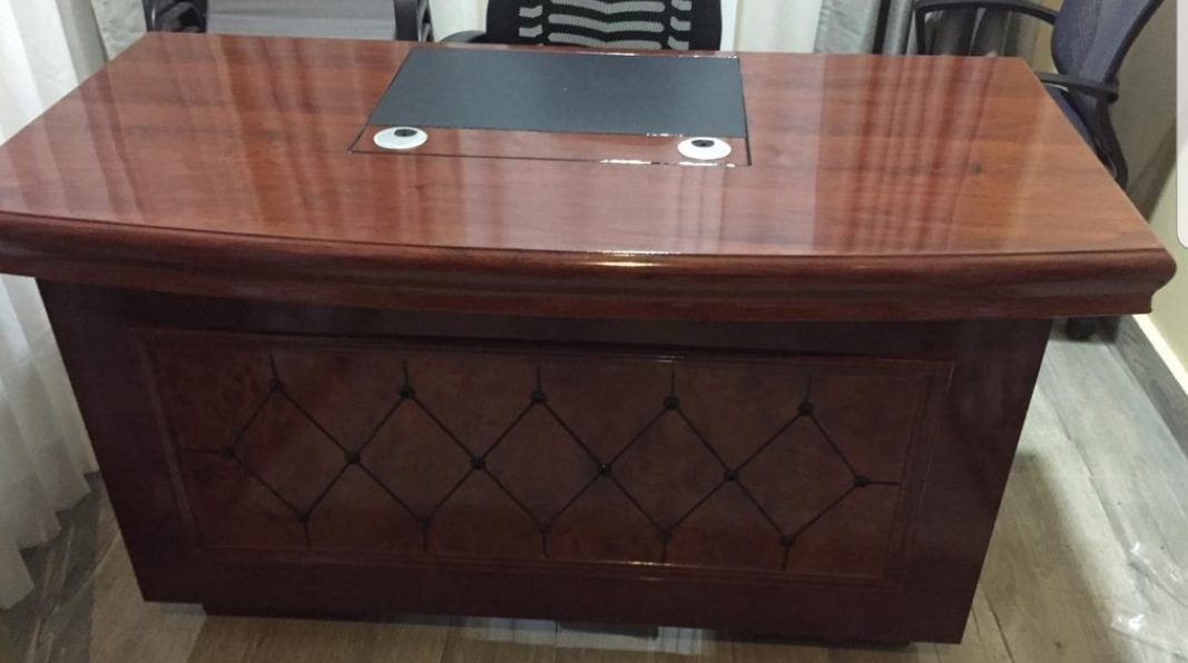 exclusive-1400mm-executive-office-desk-with-side-cabinet Exclusive 1400mm Executive Office Desk with Side Cabinet - Image 1