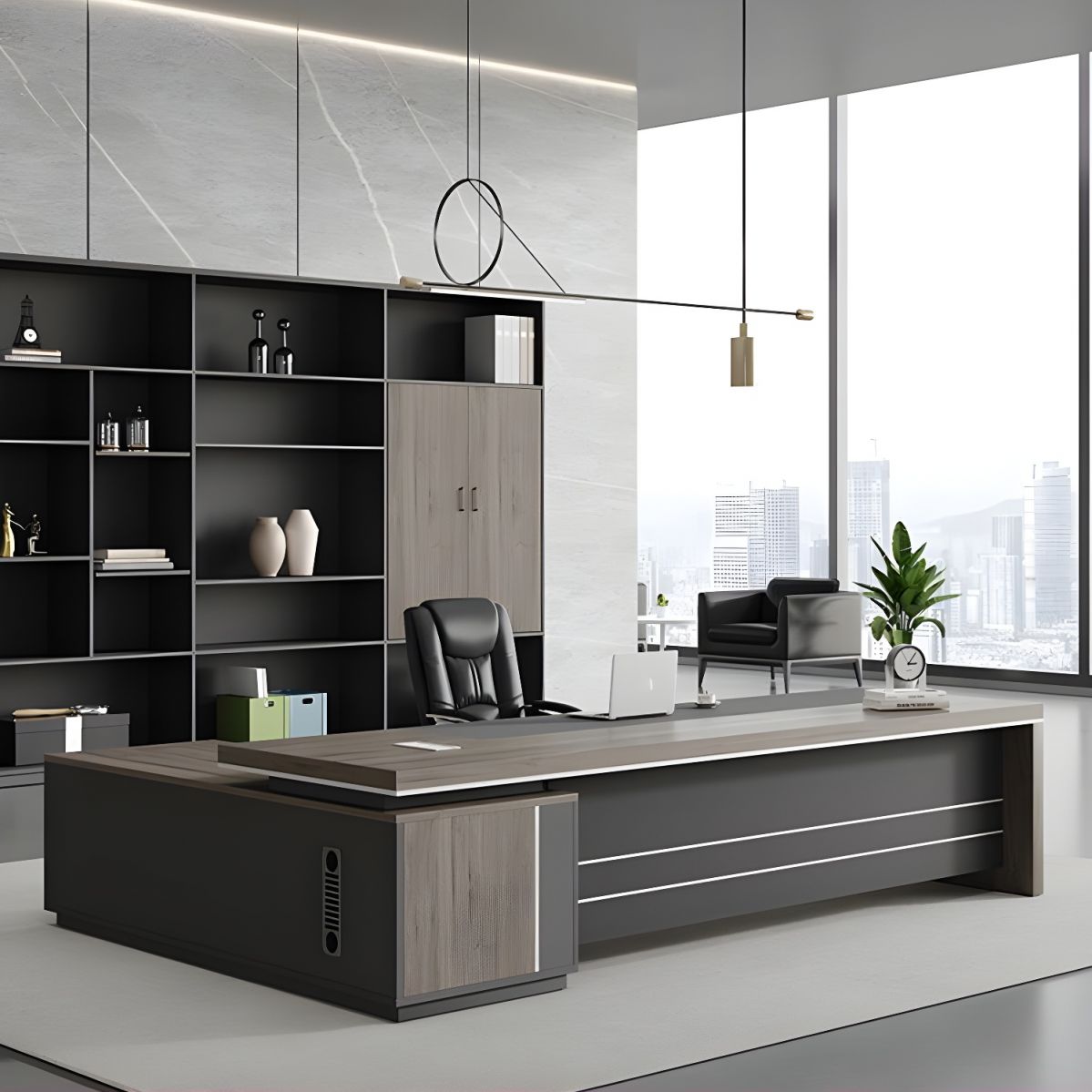 executive-1400mm-executive-office-desk-with-storage-drawers Executive 1400mm Executive Office Desk with Storage Drawers - Image 1