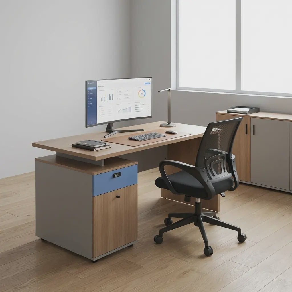 modern-1400mm-executive-office-desk-for-corporate-offices Modern 1400mm Executive Office Desk for Corporate Offices - Image 1