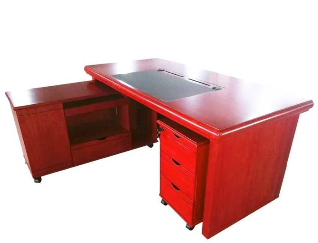 smart-1400mm-executive-office-desk-with-storage-drawers Smart 1400mm Executive Office Desk with Storage Drawers - Image 1